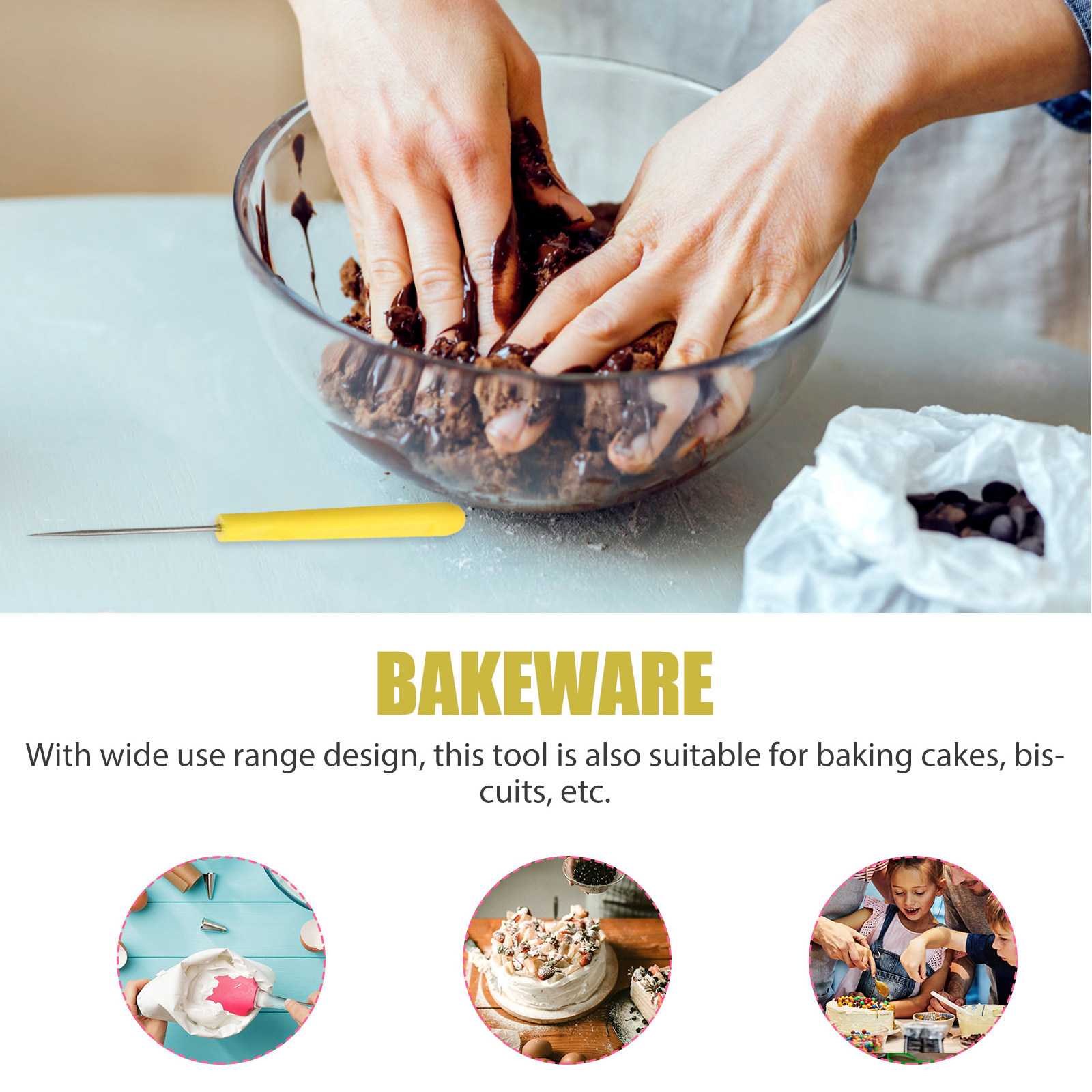 4개입 설탕 섞는 바늘 세트, 안전한 식품 등급 재료로 - Baking Kitchen Set 리뷰 및 가격