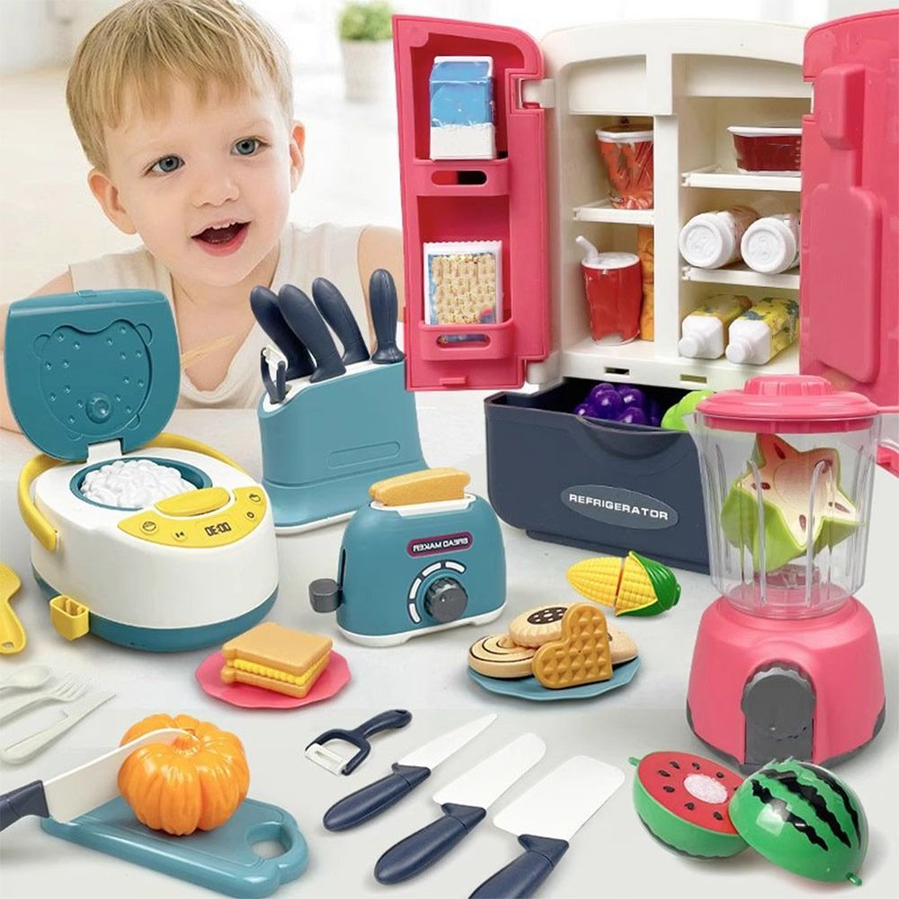 재미있는 멀티 컬러 요리 플레이 세트 전자레인지 가스레 - Kitchen Kids Baking Set 리뷰 및 가격
