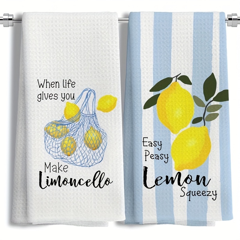 2개, 레몬 메쉬 주방 타월, 40Cm*60Cm 타월  - Baking Kitchen Set 리뷰 및 가격