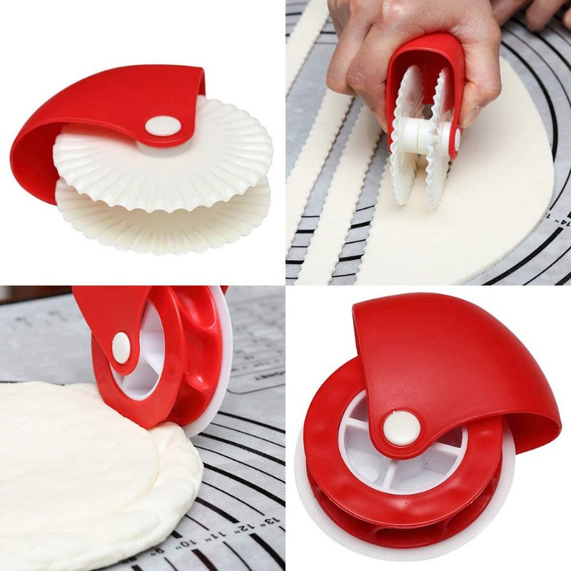 1PC 주방 도구 과자 절단 휠 피자 롤 가장자리 휠  - Kitchen Roller Baking 리뷰 및 가격