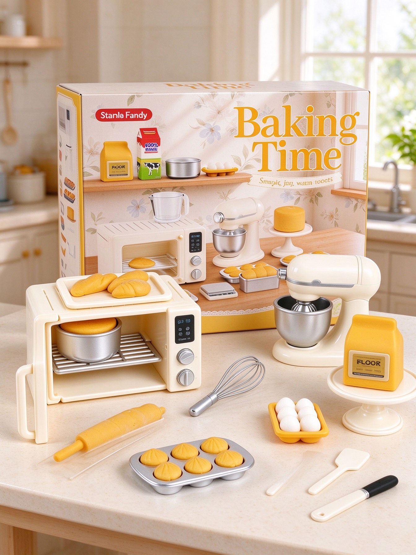 미니 베이킹 놀이 세트: 인형집 주방, 미니어처 오븐  - Kitchen Kids Baking Set 리뷰 및 가격