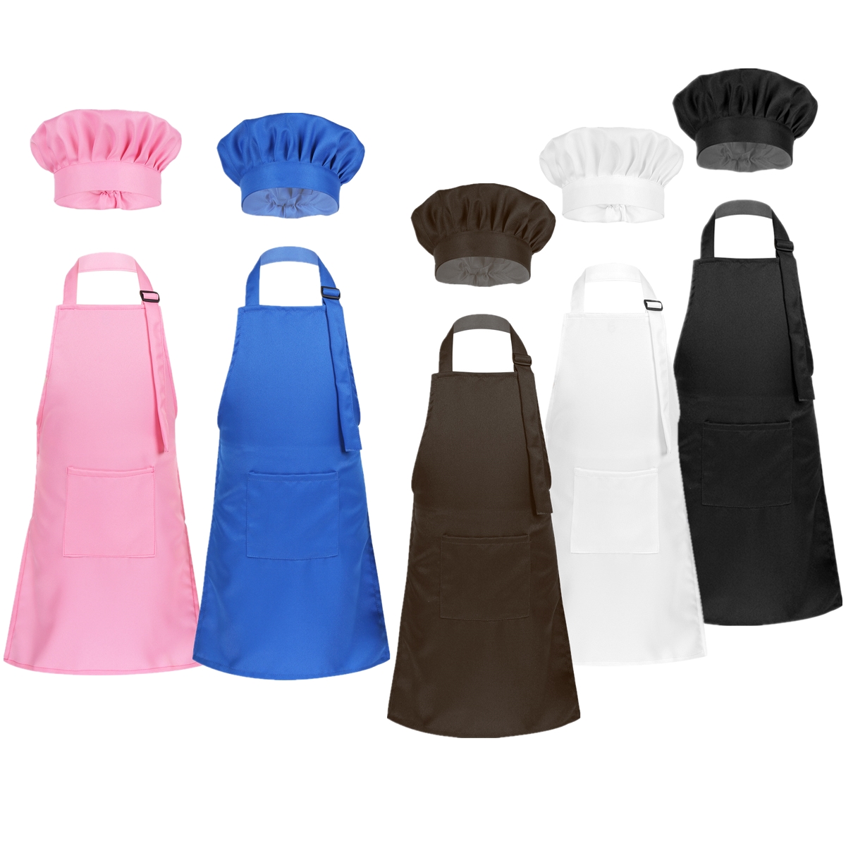 남여 Chirdren 앞치마 조정 가능한 앞치마와 요리 - Kitchen Kids Baking Set 리뷰 및 가격